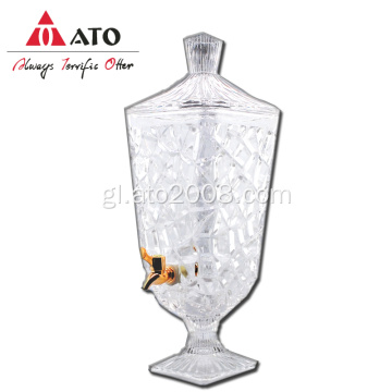 Dispensador de bebidas de bebida de vidro de zume de 5000 ml